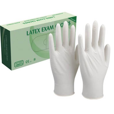 Latex Exam Gloves
